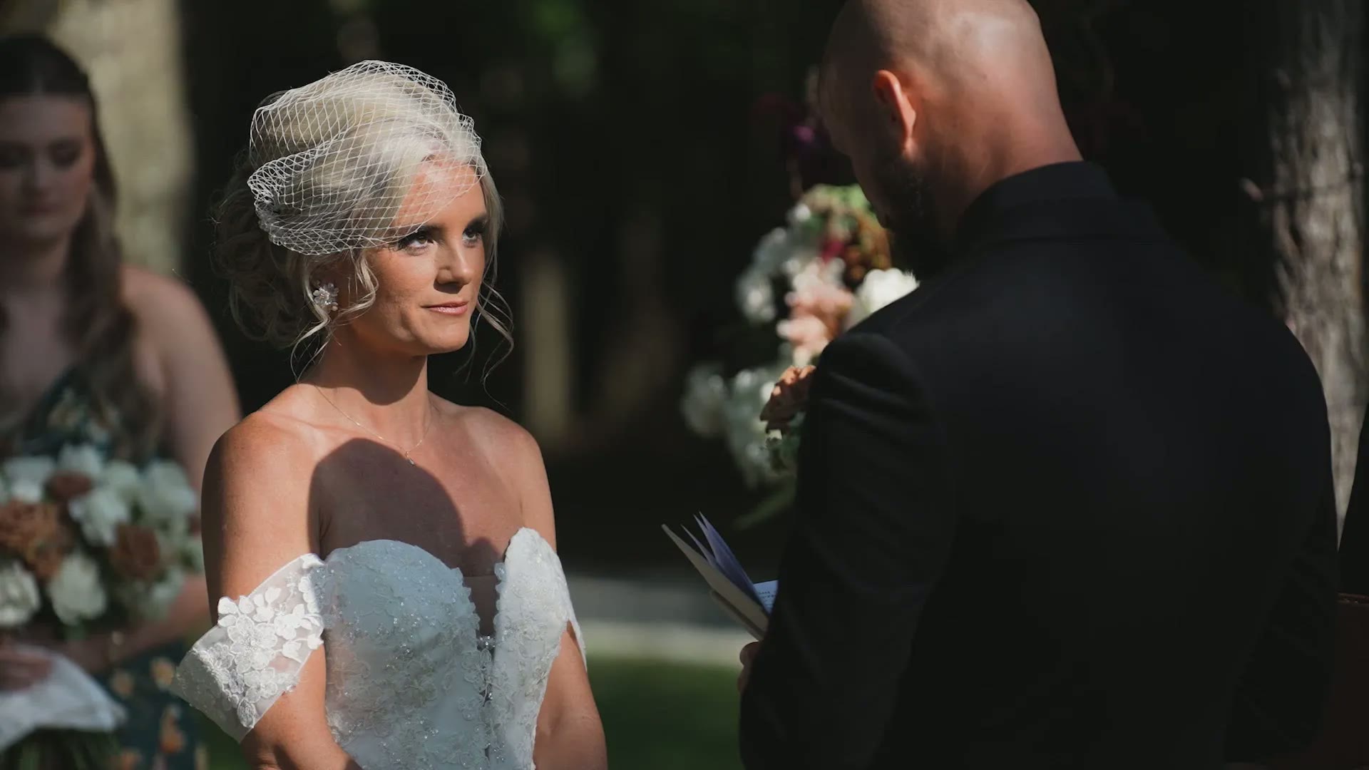 Andie & Thomas wedding film still