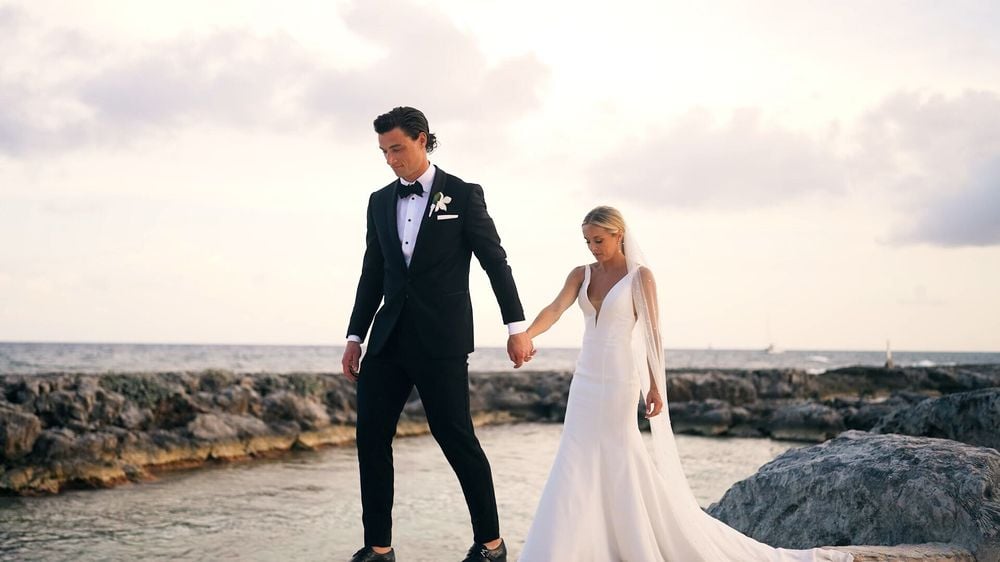 Drew & Morgan wedding film still