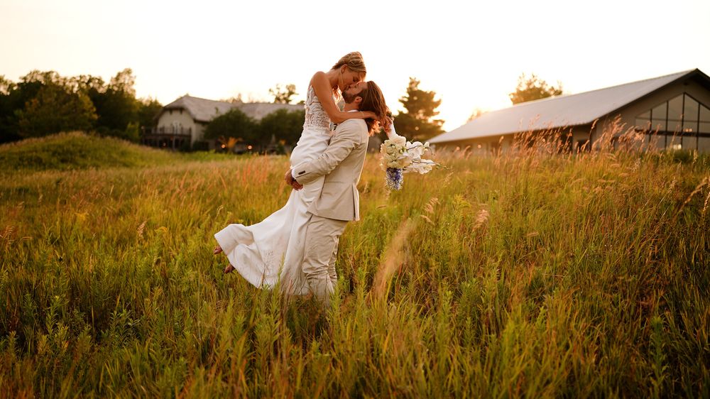 Tash & Kevin wedding film still